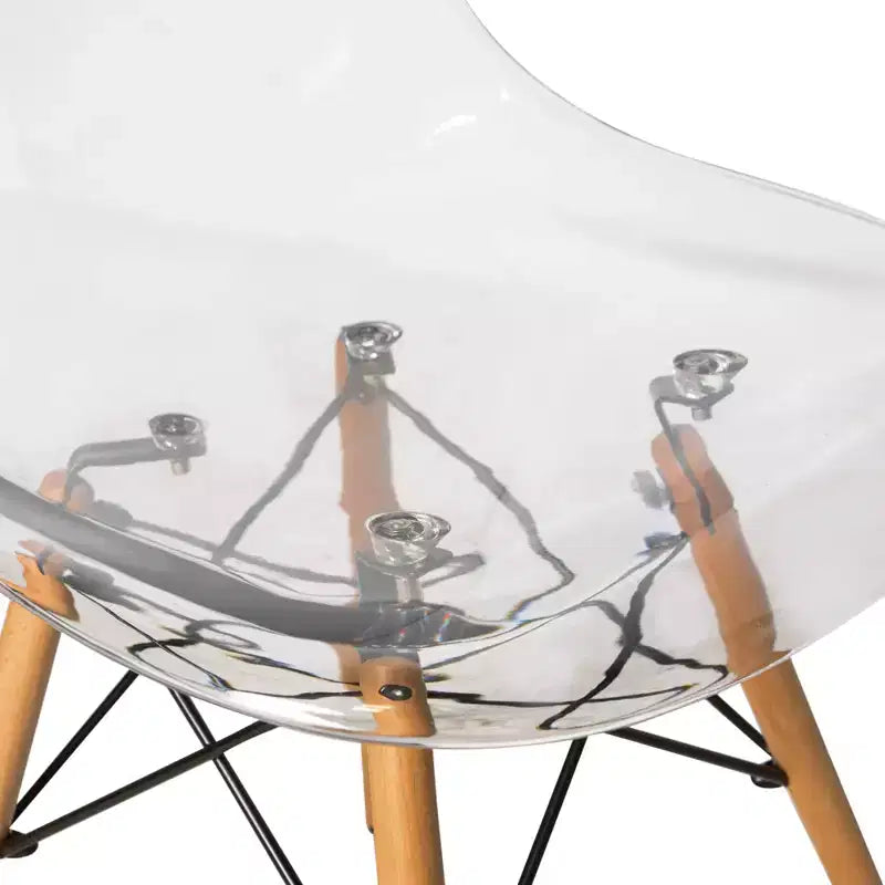 LeisureMod Dover Ensemble repas 3 pièces – Table de bistrot ronde en MDF noir avec 2 chaises en plastique, cuisine moderne, salle à manger, petits espaces, cafés