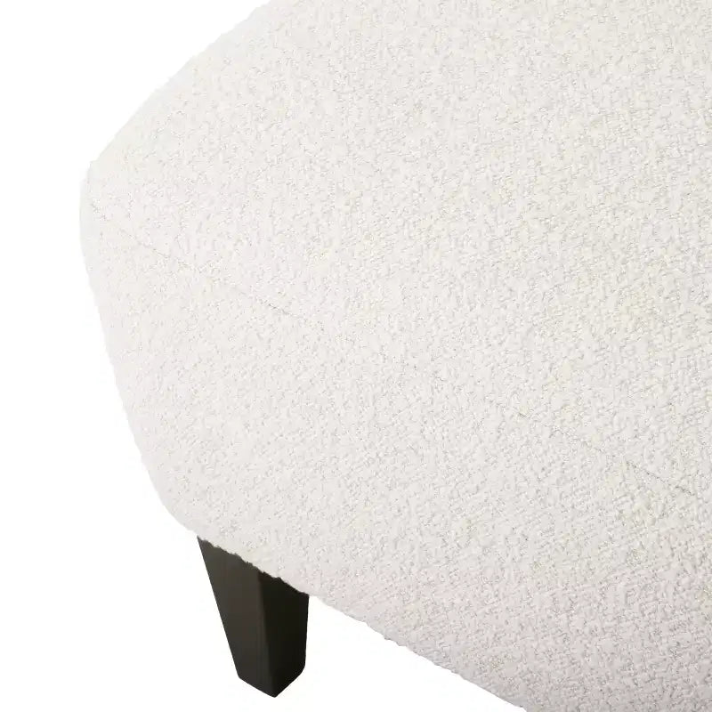 Ensemble fauteuil club et pouf Christopher Knight Home Gerald en bouclé contemporain