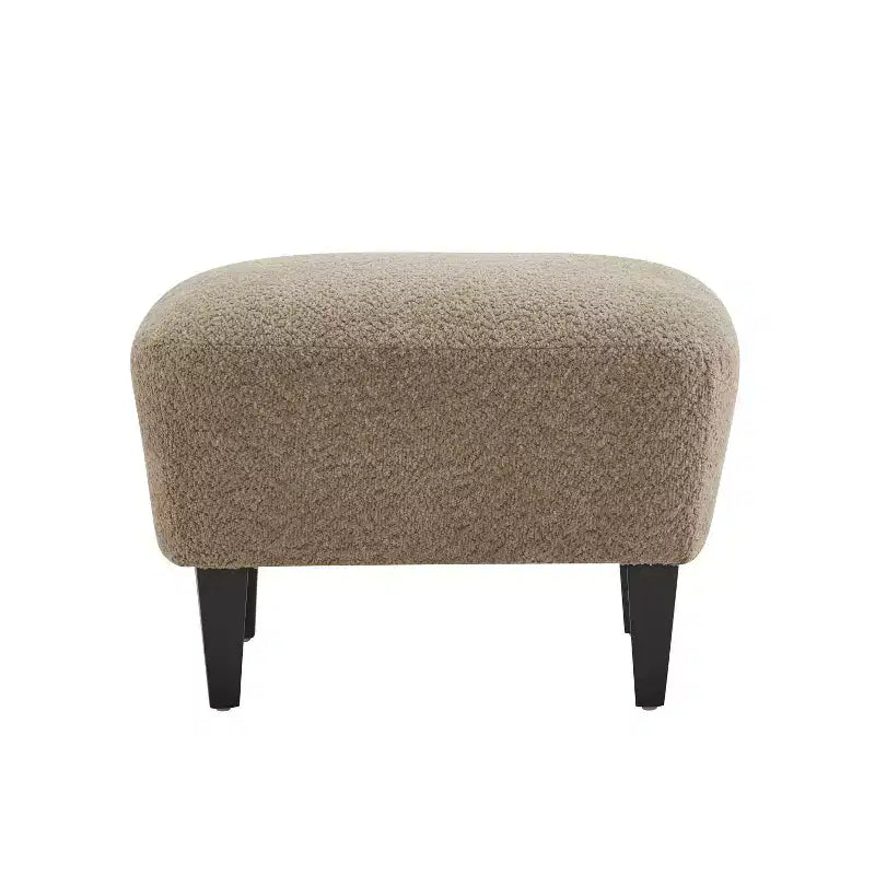 Ensemble fauteuil club et pouf Christopher Knight Home Gerald en bouclé contemporain