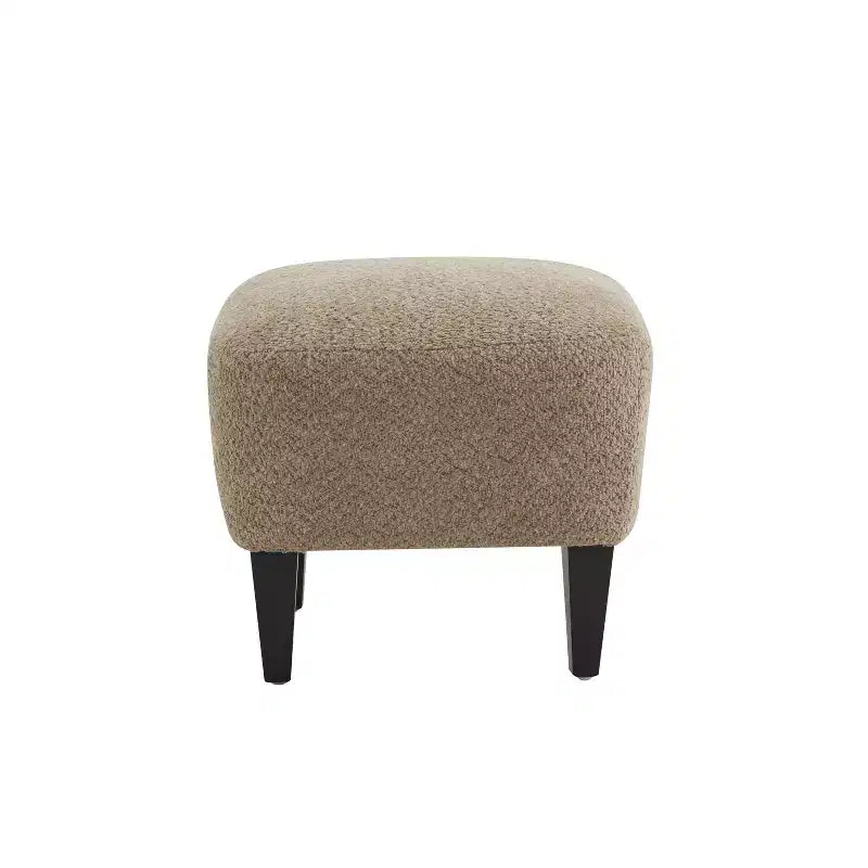 Ensemble fauteuil club et pouf Christopher Knight Home Gerald en bouclé contemporain