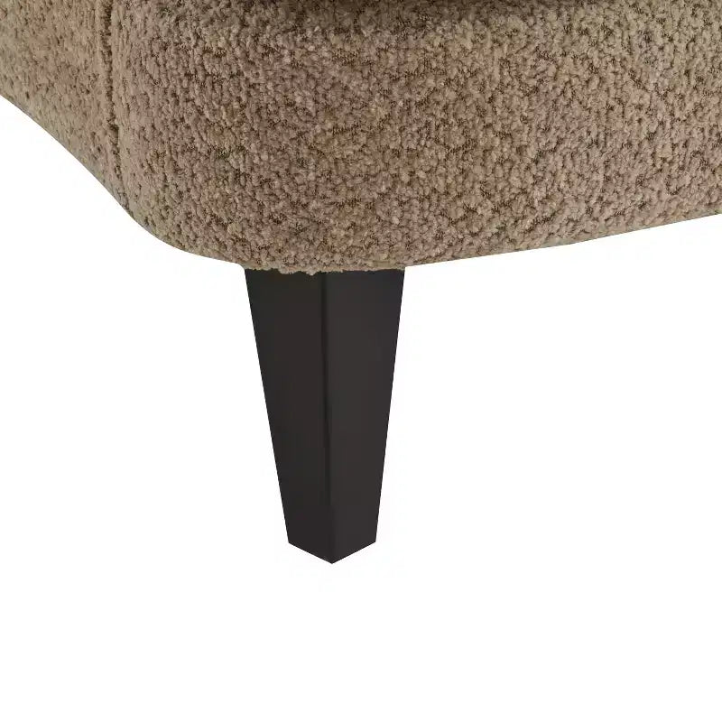 Ensemble fauteuil club et pouf Christopher Knight Home Gerald en bouclé contemporain
