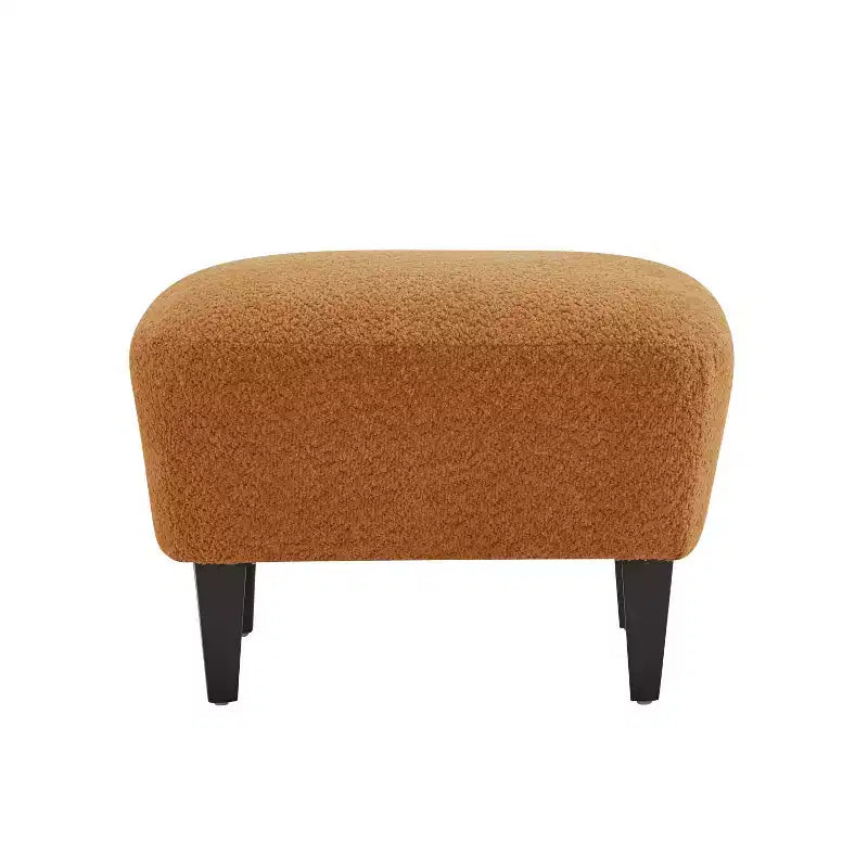 Ensemble fauteuil club et pouf Christopher Knight Home Gerald en bouclé contemporain
