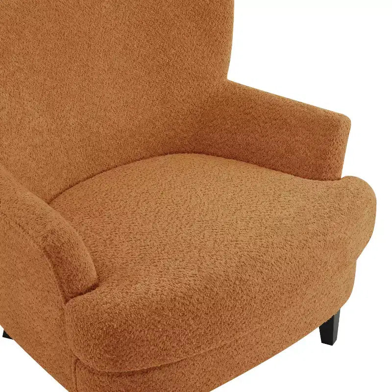 Ensemble fauteuil club et pouf Christopher Knight Home Gerald en bouclé contemporain