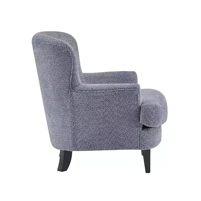 Ensemble fauteuil club et pouf Christopher Knight Home Gerald en bouclé contemporain