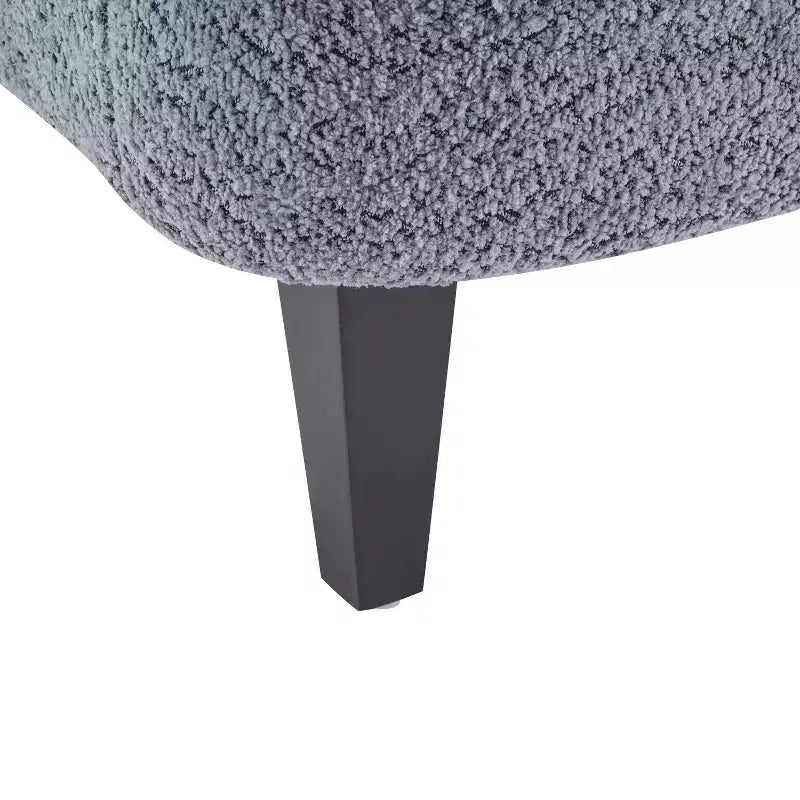 Ensemble fauteuil club et pouf Christopher Knight Home Gerald en bouclé contemporain