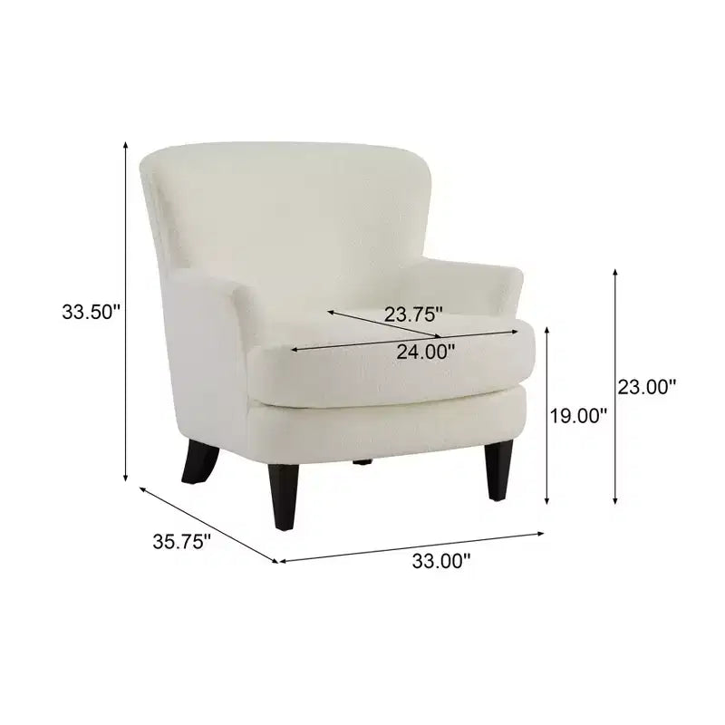 Ensemble fauteuil club et pouf Christopher Knight Home Gerald en bouclé contemporain