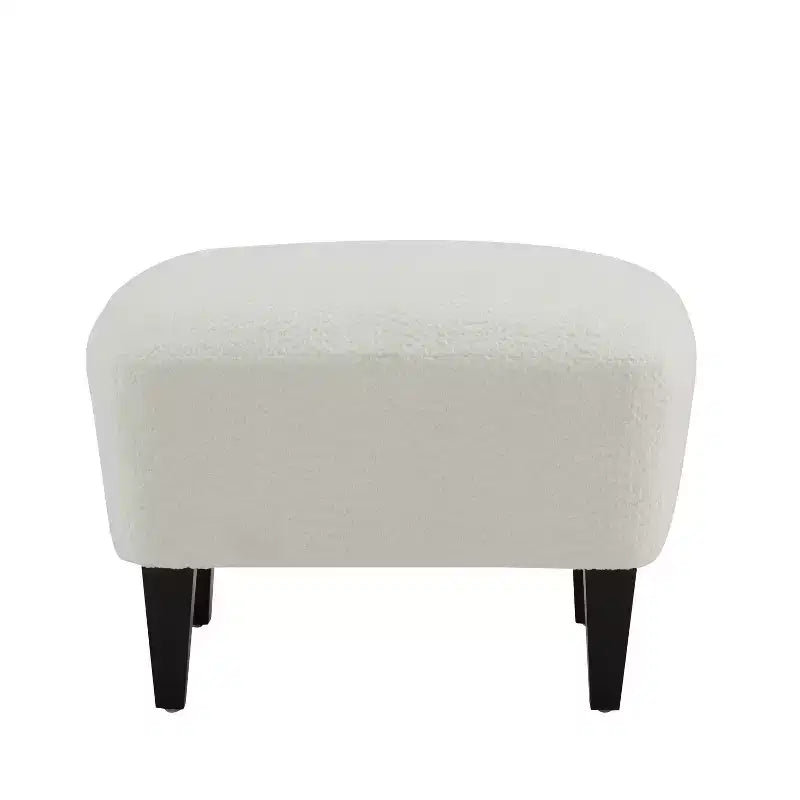Ensemble fauteuil club et pouf Christopher Knight Home Gerald en bouclé contemporain