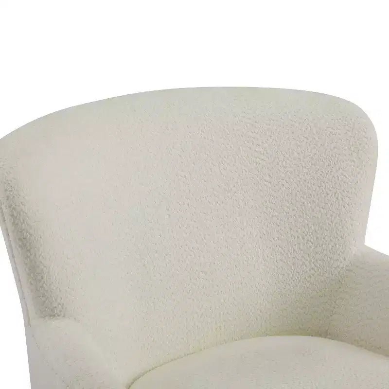 Ensemble fauteuil club et pouf Christopher Knight Home Gerald en bouclé contemporain