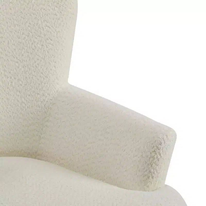 Ensemble fauteuil club et pouf Christopher Knight Home Gerald en bouclé contemporain