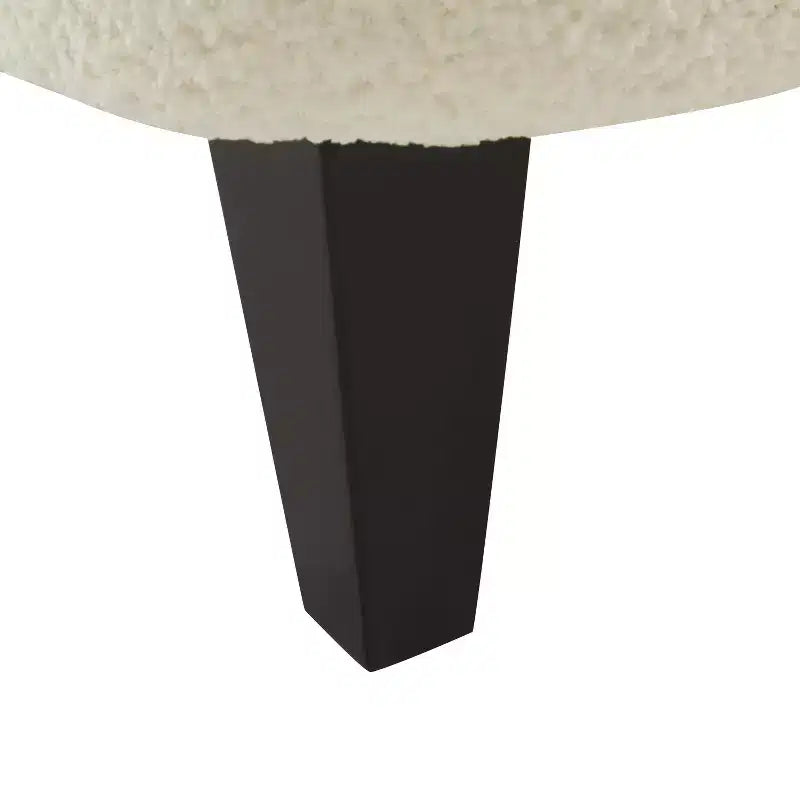 Ensemble fauteuil club et pouf Christopher Knight Home Gerald en bouclé contemporain