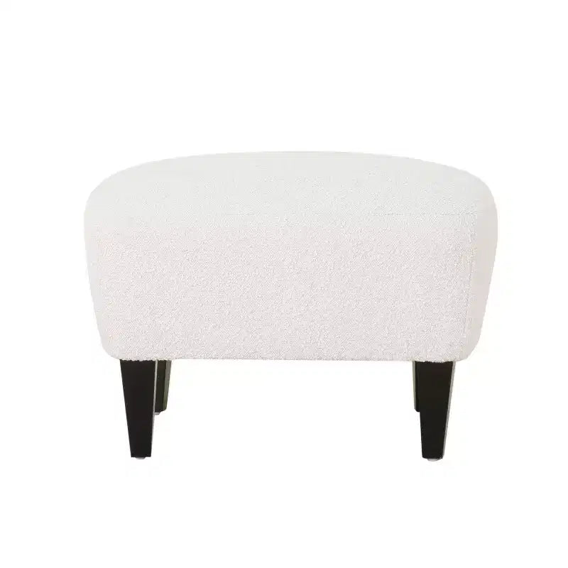 Ensemble fauteuil club et pouf Christopher Knight Home Gerald en bouclé contemporain