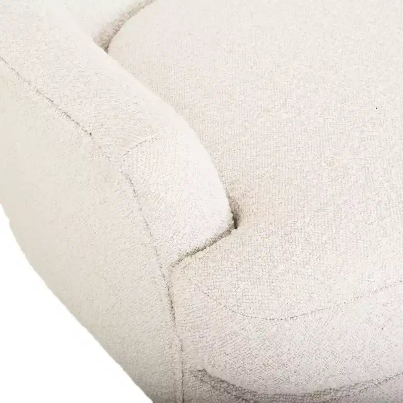 Ensemble fauteuil club et pouf Christopher Knight Home Gerald en bouclé contemporain