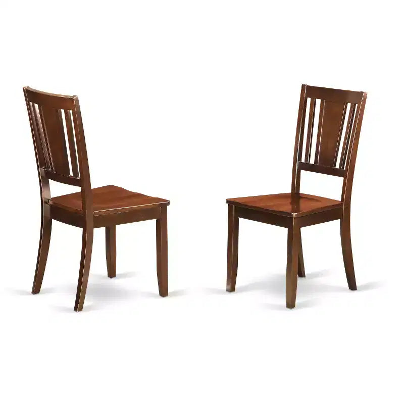 Ensemble de salle à manger 5 pièces HomeStock, table rectangulaire et chaises en bois
