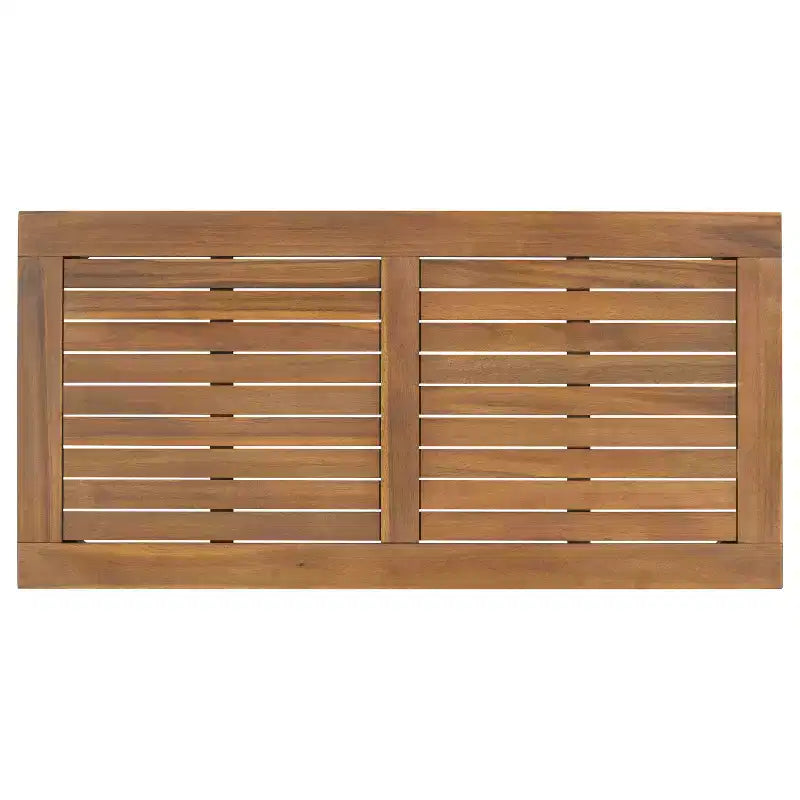 Christopher Knight Home Pendry Ensemble de conversation d'extérieur 2 pièces en bois d'acacia avec coussins résistants à l'eau