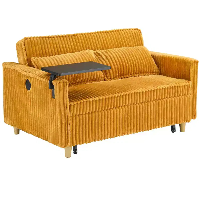 Okak Canapé-lit Moderne Pliable et Extensible 54.33 Canapé-lit Convertible Futon avec 3 longueurs et Dossier Ajustable pour Salon