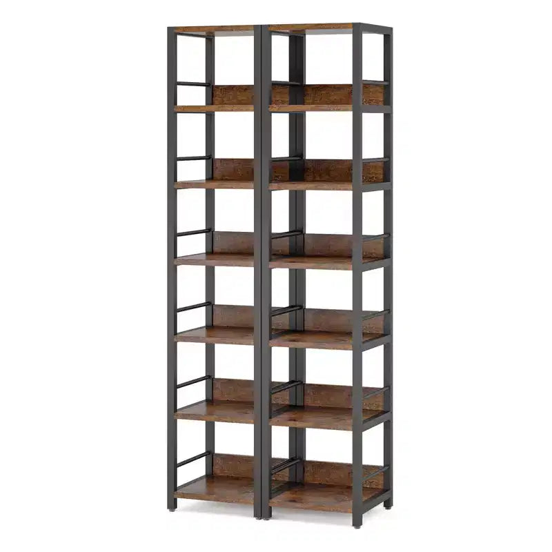 Étagère d'angle à 6 niveaux de 74,8 po (190 cm), rangement compact de 13,4 po (34 cm) pour la maison