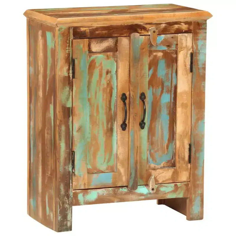 Buffet 2 portes 55x30x70 cm Bois massif de récupération