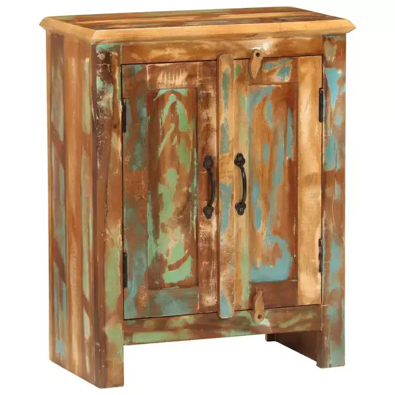 Buffet 2 portes 55x30x70 cm Bois massif de récupération
