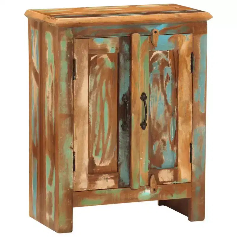 Buffet 2 portes 55x30x70 cm Bois massif de récupération