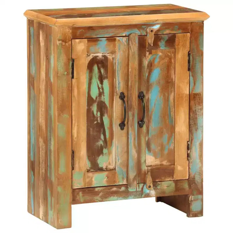 Buffet 2 portes 55x30x70 cm Bois massif de récupération