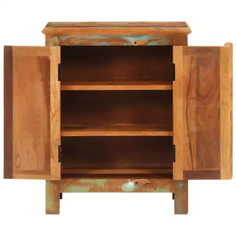Buffet 2 portes 55x30x70 cm Bois massif de récupération