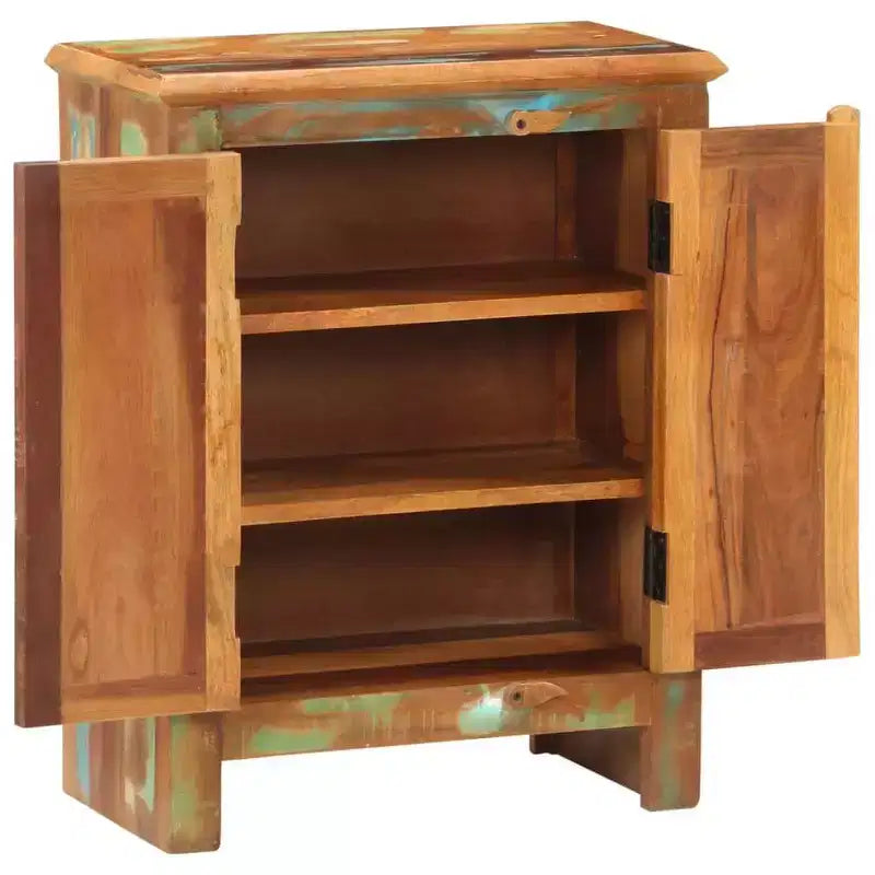 Buffet 2 portes 55x30x70 cm Bois massif de récupération