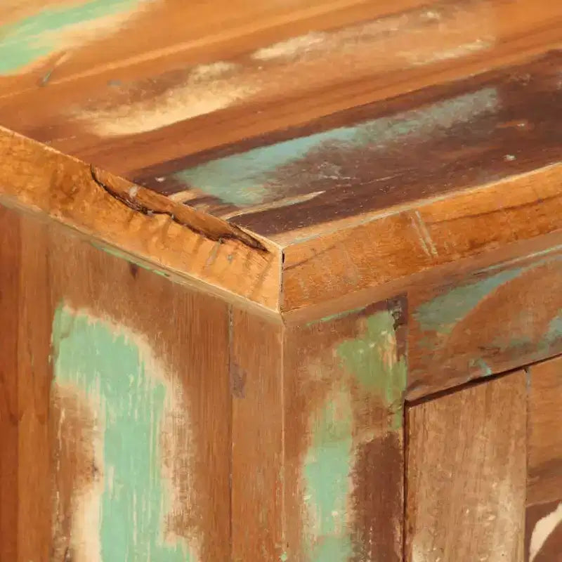 Buffet 2 portes 55x30x70 cm Bois massif de récupération