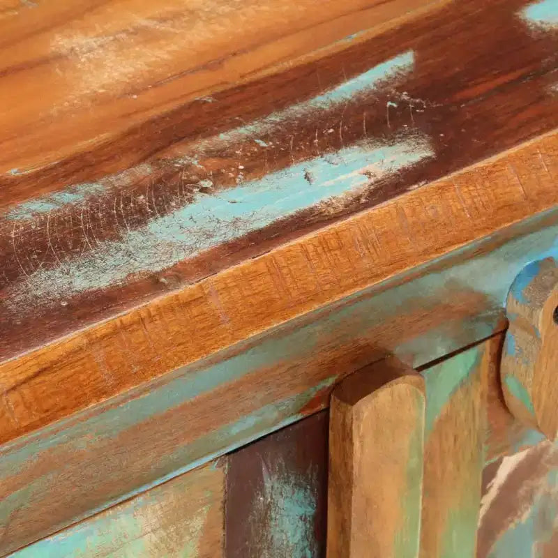 Buffet 2 portes 55x30x70 cm Bois massif de récupération