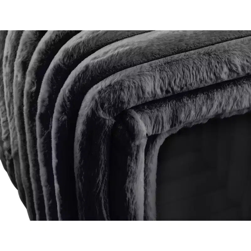 Banc de rangement ottoman pour animaux de compagnie en velours côtelé avec niche pour chat, pour le salon, l'entrée et la chambre à coucher, Noir