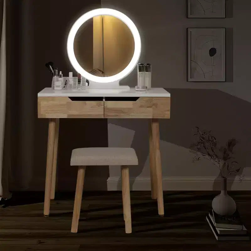 Coiffeuse 31,5 po avec miroir à DEL