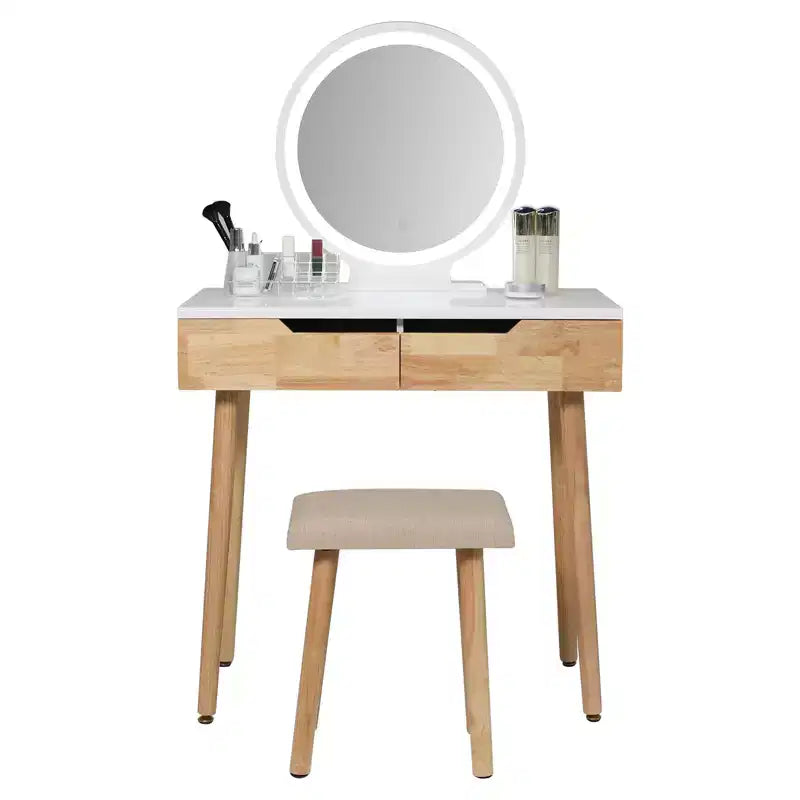 Coiffeuse 31,5 po avec miroir à DEL
