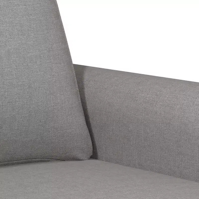 Fauteuil Sofa Gris clair Polyester (tissu), métal, contreplaqué