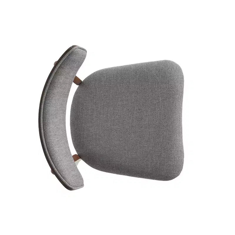 Ensemble de salle à manger 5 pièces en bois et tissu, style Mid-Century Modern