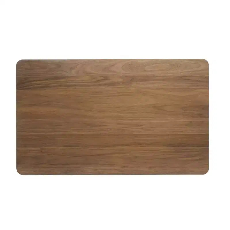 Ensemble de salle à manger 5 pièces en bois et tissu, style Mid-Century Modern