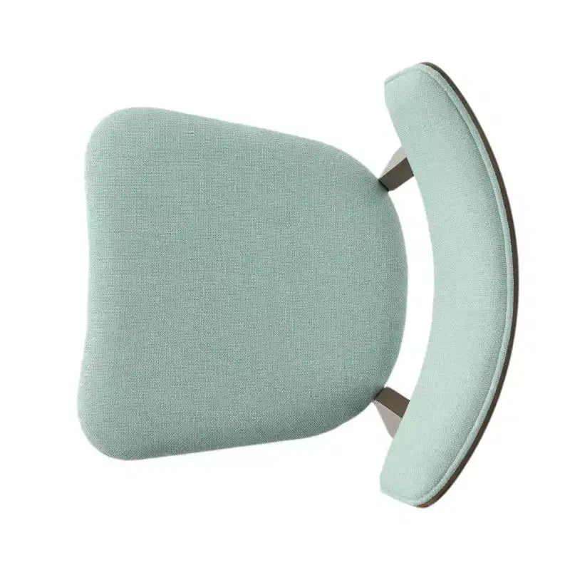 Ensemble de salle à manger 5 pièces en bois et tissu, style Mid-Century Modern