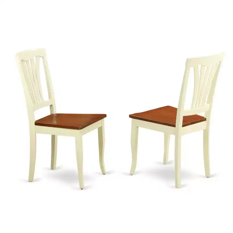 Ensemble de salle à manger HomeStock Belmont - table ovale avec rallonge et 6 chaises, blanc