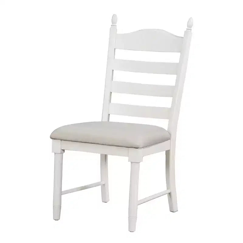 Ensemble Table à Manger Ronde Extensible pour 4, Style Ferme, avec 4 Chaises Rembourrées