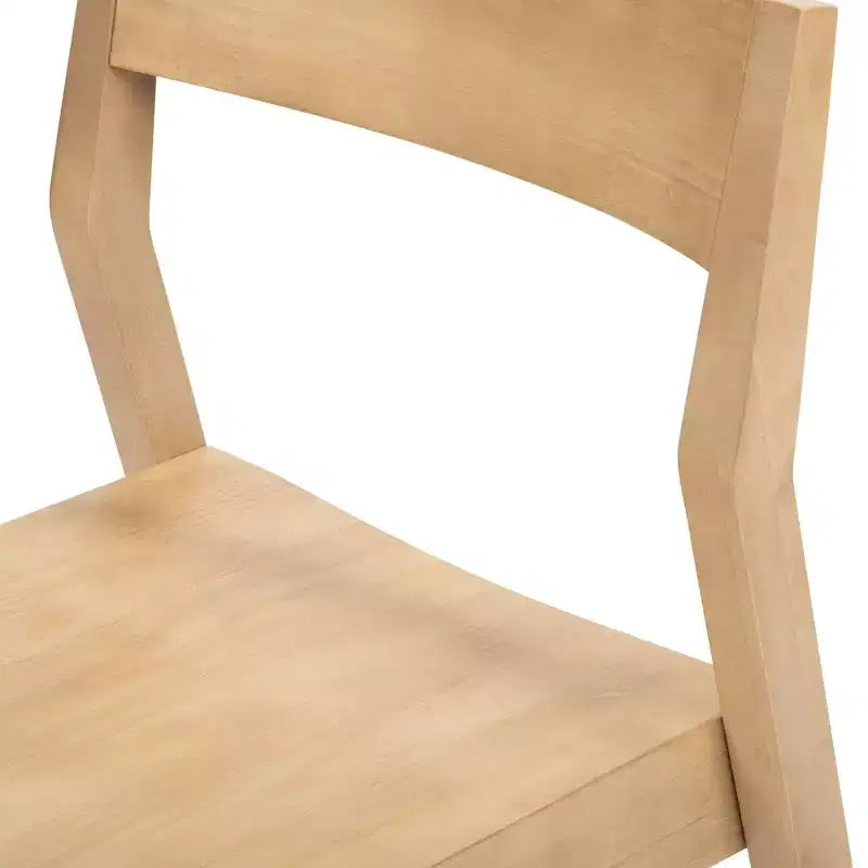 Table haute de comptoir moderne Plank and Beam + 2 chaises de comptoir modernes (paquet de 2)
