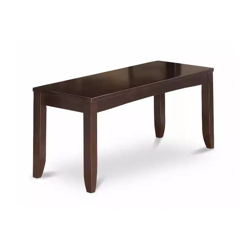 Ensemble de salle à manger - Table avec chaises - Style éclectique - Finition cappuccino - Ensemble table et chaises de cuisine