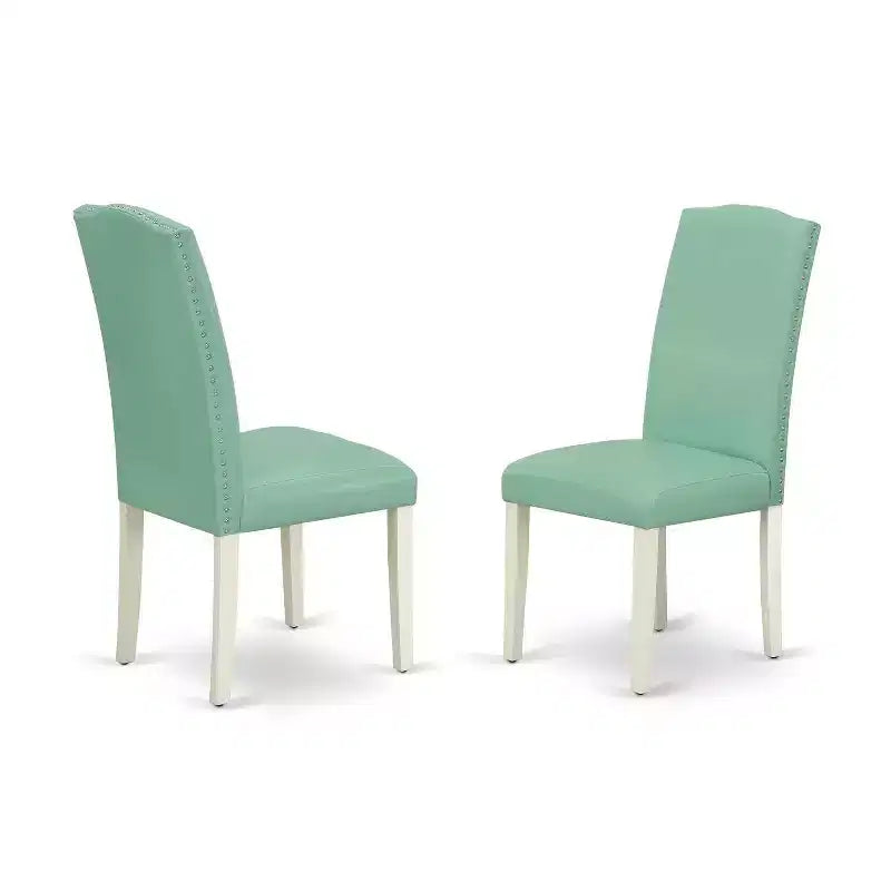 Ensemble de salle à manger 7 pièces Table ovale avec rallonge et 6 chaises - Style ancien pour cuisine