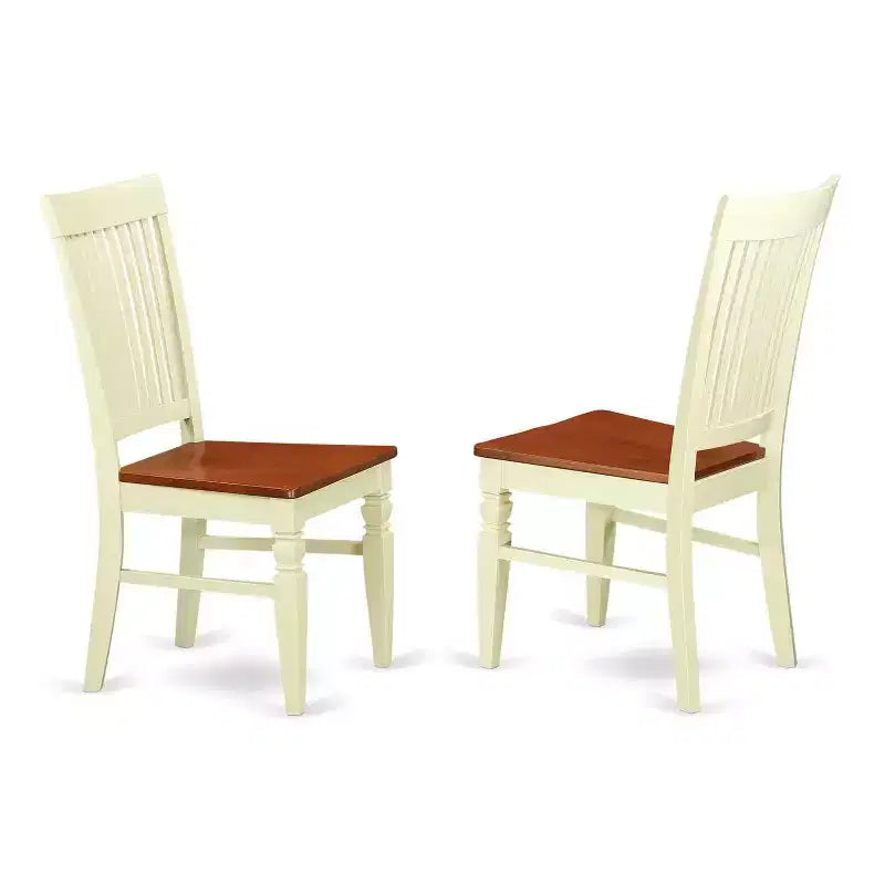 Salle à manger rustique 5 pièces - Table de cuisine et 4 chaises - Table ronde avec sièges en bois - Style ferme