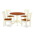 Round Dining Set 5pc 42 Inch Table & 4 Chairs Southwestern Style