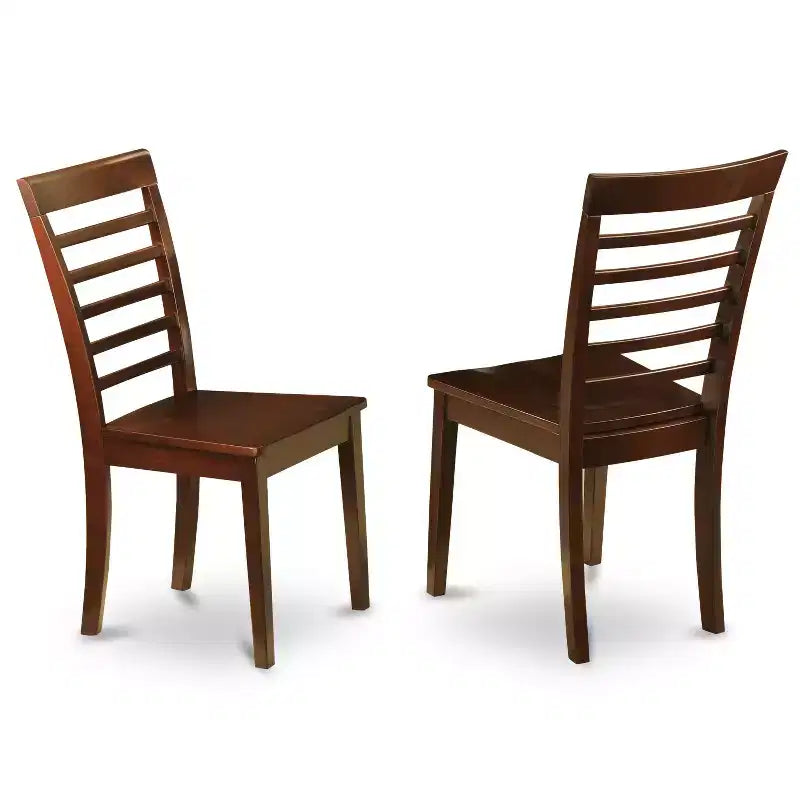Salle à manger asiatique - Ensemble table et chaises 5 pièces - Table rectangulaire avec rallonge papillon - Design moderne