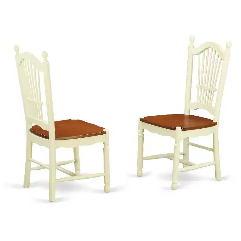Ensemble de salle à manger néoclassique - Table et chaises pour cuisine, salle à manger, petit espace