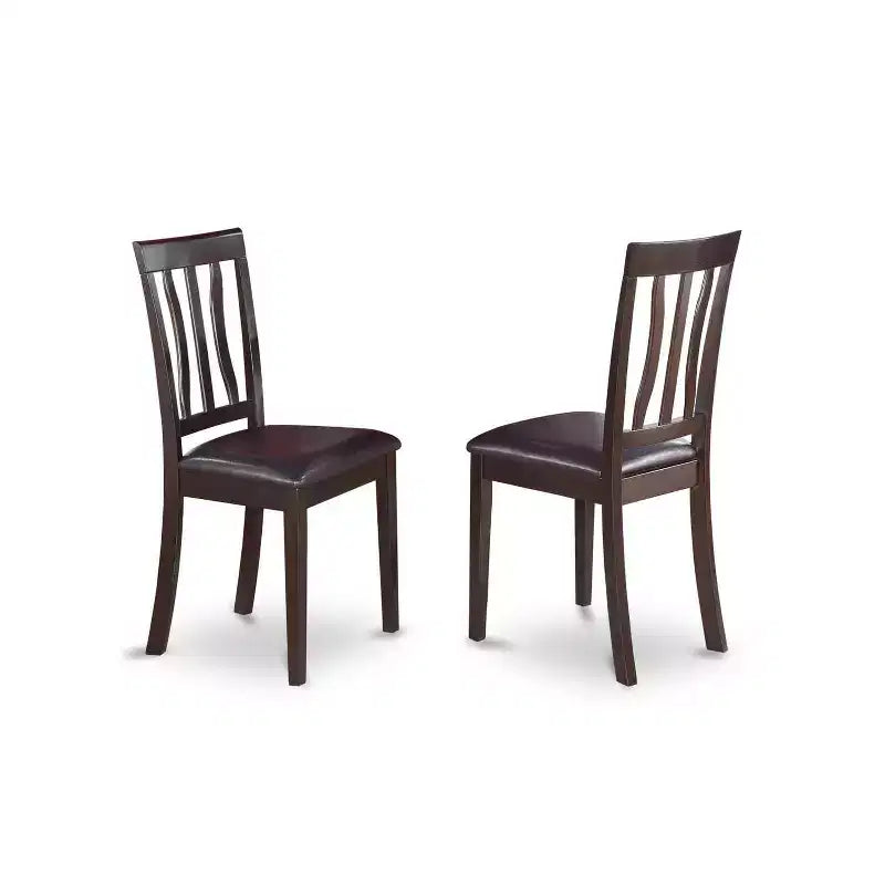 Ensemble table de salle à manger ronde rustique - Petite table de cuisine avec chaises - Table style ferme