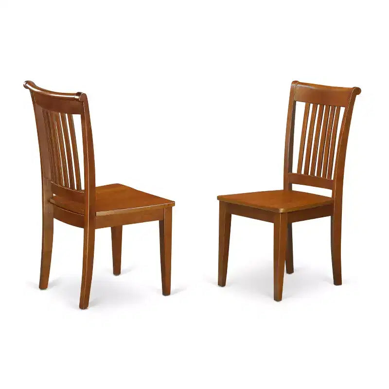 Ensemble table de cuisine avec chaises – Ensemble table de salle à manger, extensible, finition brun selle