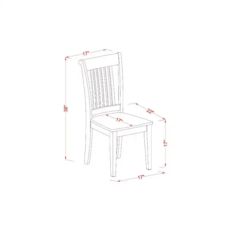 Ensemble table de cuisine avec chaises – Ensemble table de salle à manger, extensible, finition brun selle