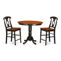 Asian Allure Dining Table Set - Kitchen Table & Bar Stool Set