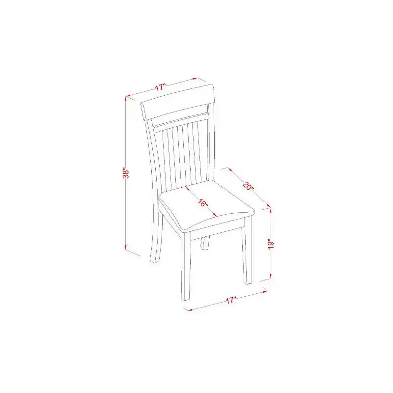 Ensemble de salle à manger rococo - Table et chaises de cuisine 3 pièces - Décoration pour petits espaces - Design élégant