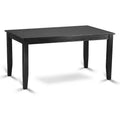 Contemporary Dining Set - Table & 4 Chairs with Bench - Chic Dinette Set